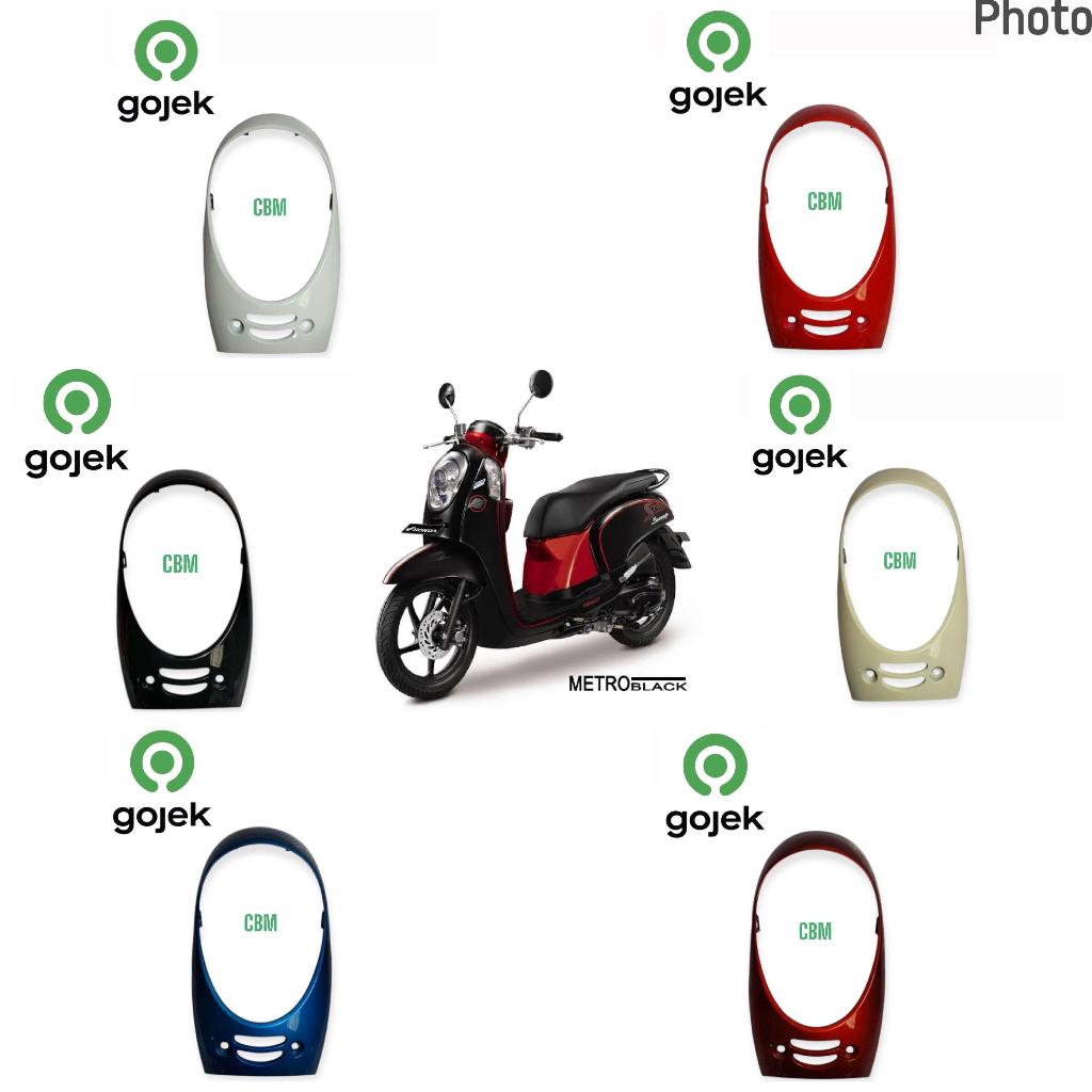 PROMO TERLARIS Tameng Panel Depan Cover Bodi Body Depan Motor Honda Scoopy FI / fi esp K16 2013 2014