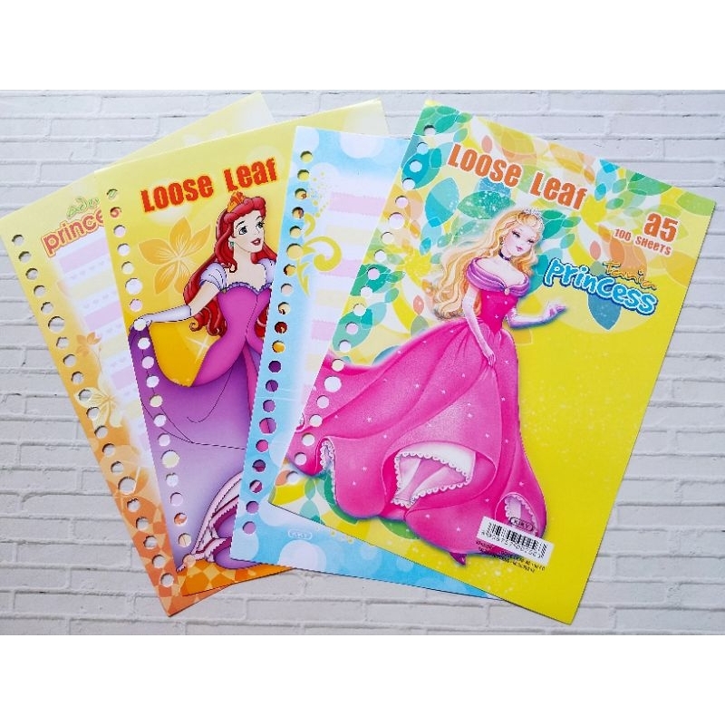 

25LEMBAR LOOSE LEAF A5 PRINCESS NEW SERIES