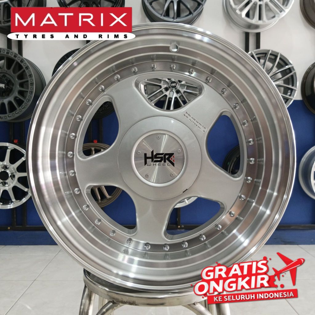 VELG RING 16X7,5/8,5 HOLE 8X100-114,3 VELG RACING HSR TYPE PERUGIA