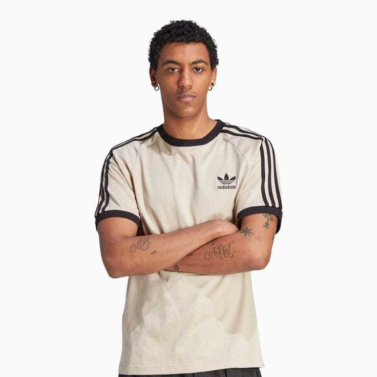 T-SHIRT ADIDAS RETRO STRIPE 3 MODEL IMPORT / KAOS ATASAN FULLTAG KUALITAS PREMIUM