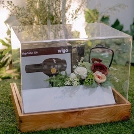 Baki Hantaran Seserahan Rustic Kotak Hantaran Kayu Aesthetic Ukuran Custom