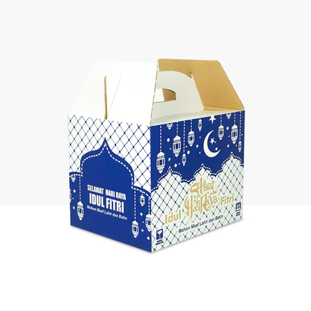 

(5 Pcs)Box Jinjing Hampers Lebaran 30x25x24 Cm Kardus Parcel Idul Fitri Kotak Oleh-Oleh Eid Mubarak