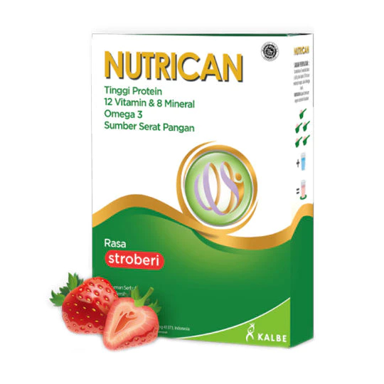 

NUTRICAN STROBERI 245 GR TINGGI PROTEIN SUMBER SERAT PANGAN