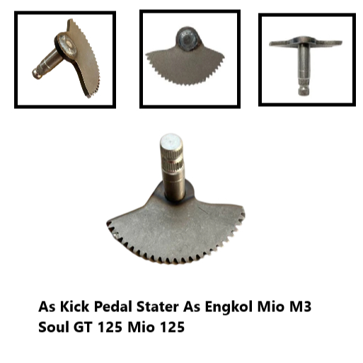 AS KICK PEDAL STARTER AS ENGKOL 2PH MIO M3 S Z FINO 125 XRIDE 125 FINO GRANDE SOUL GT 125 LUBANG DAN