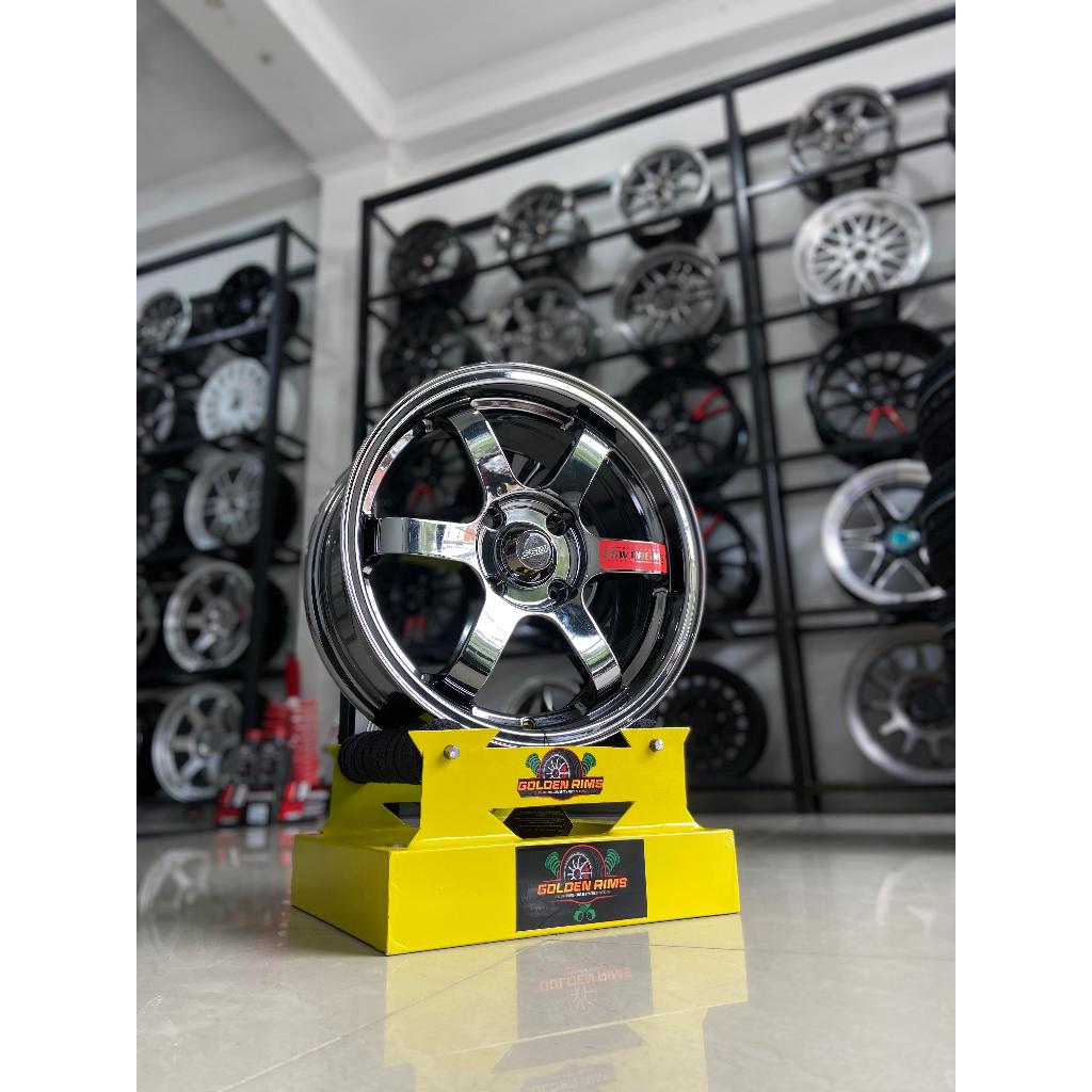 Velg Mobil ssw S414 Te37 ring16 bisa untuk mobil Avanza Xenia Livina Carry dll