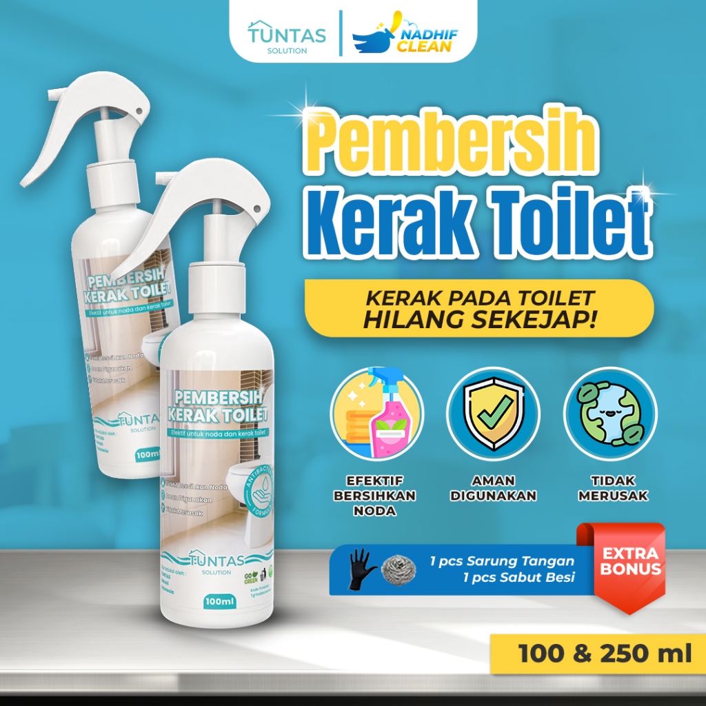 Pembersih Kerak Toilet Kerak Keramik Toilet Menghilangkan Noda Kerak Toilet Dengan Efektif