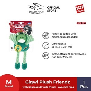 Gigwi Plush Friendz Avocado Frog