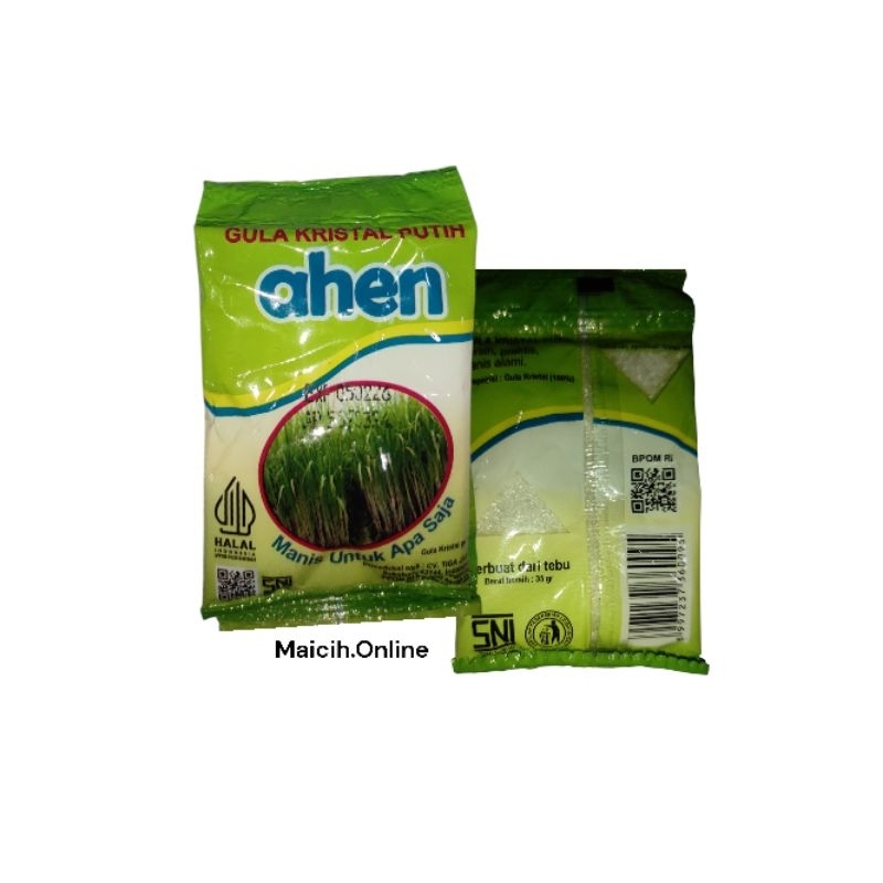 Gula Putih Kristal Ahen (1 Renceng)