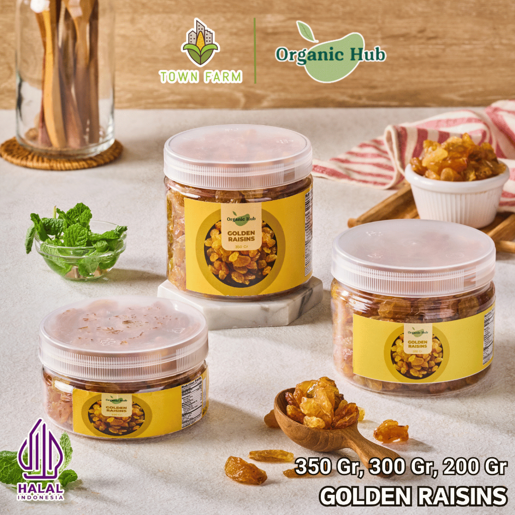 

Organic Hub Kismis Golden Raisins Premium Organik Original 100% Raisin Simin Organik