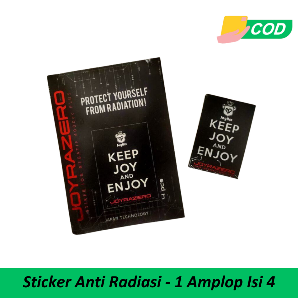 

Sticker Anti Radiasi - 1 Amplop Isi 4 Sticker - Sticker Dengan Ion Negatif 4000+