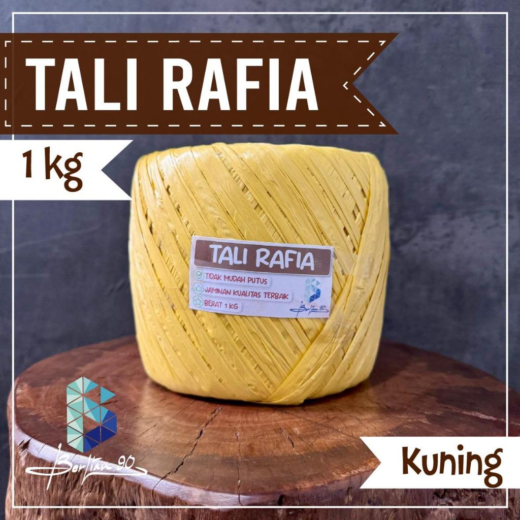Tali Rafia 1 Kg Tali Rafia gulungan Premium