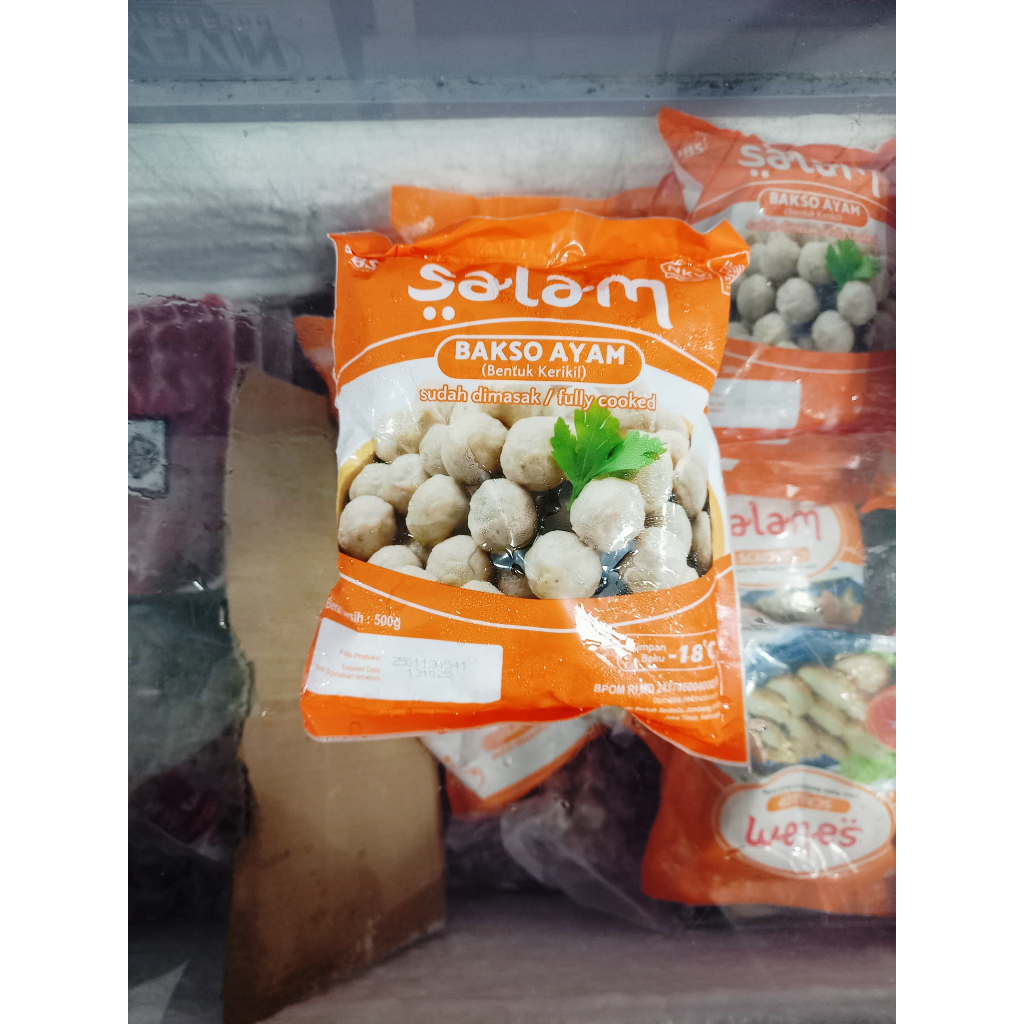 

Frozenfood SALAM Bakso Ayam Kerikil 500gr