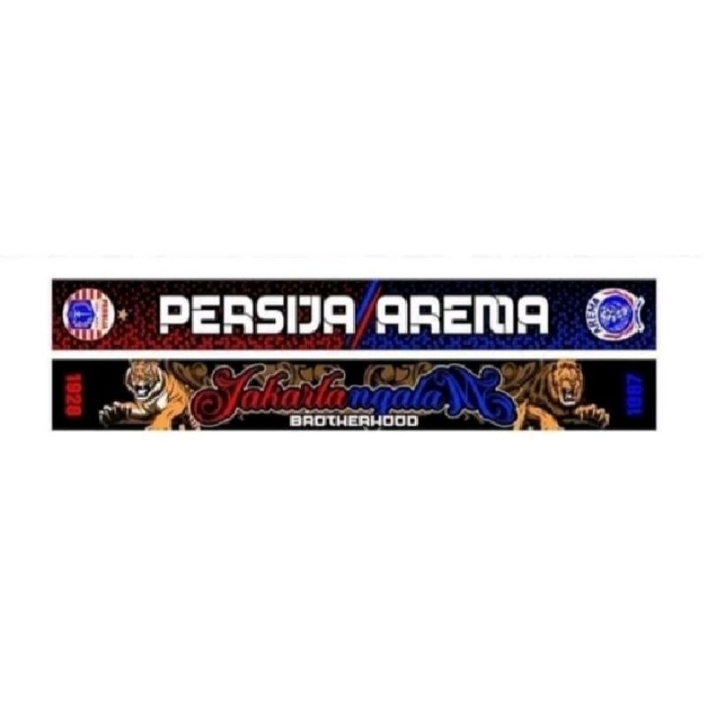 SYAL SCRAF BOLA PERSIJA x AREMA 14 GET HD SUPER NEW BARU
