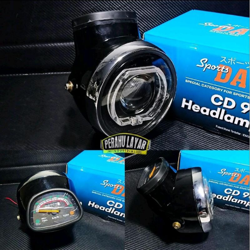 BATOK CD IMPORT DAY SET LAMPU BILED + SPIDO FUNGSI BATOK LAMPU CD DAY IMPORT + SPEEDOMETER FUNGSI SE