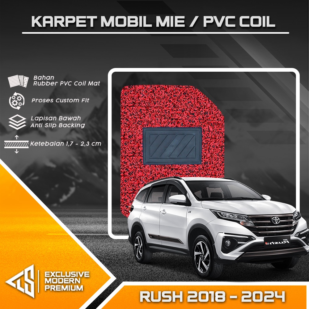 Karpet Mobil Toyota Rush Gr Sport 2018 2019 2020 2021 2022 2023 2024