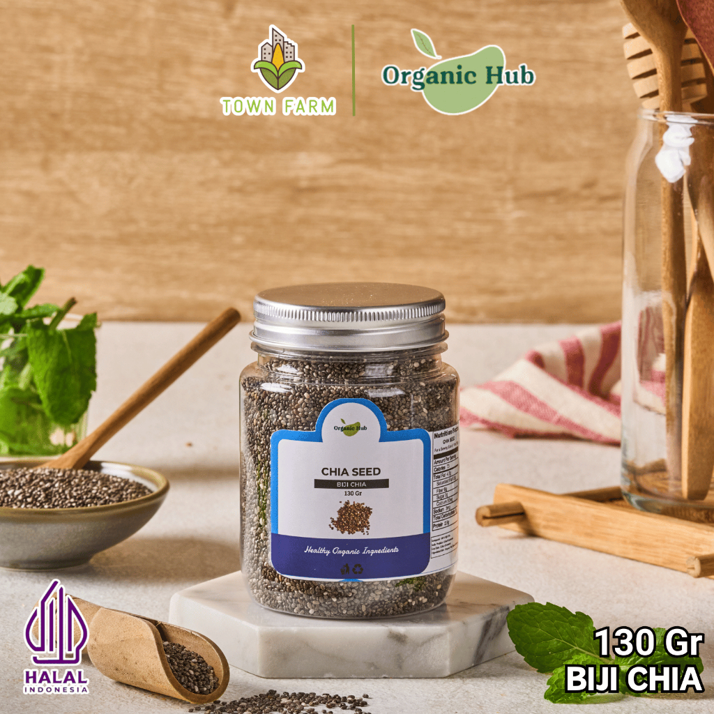 

Organic Hub Chia Seed Untuk Diet Premium Quality Original Biji Hitam Organik 130 gr
