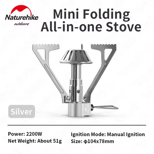 KOMPOR CAMPING ULTRALIGH NATUREHIKE NH21RJ004 - KOMPOR LIPAT MINI