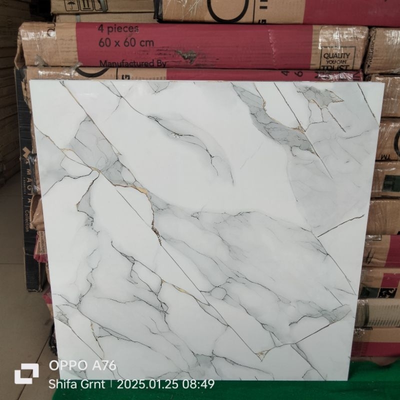 Granit lantai 60x60.Ragnar Bianco kw1/Remo Granit
