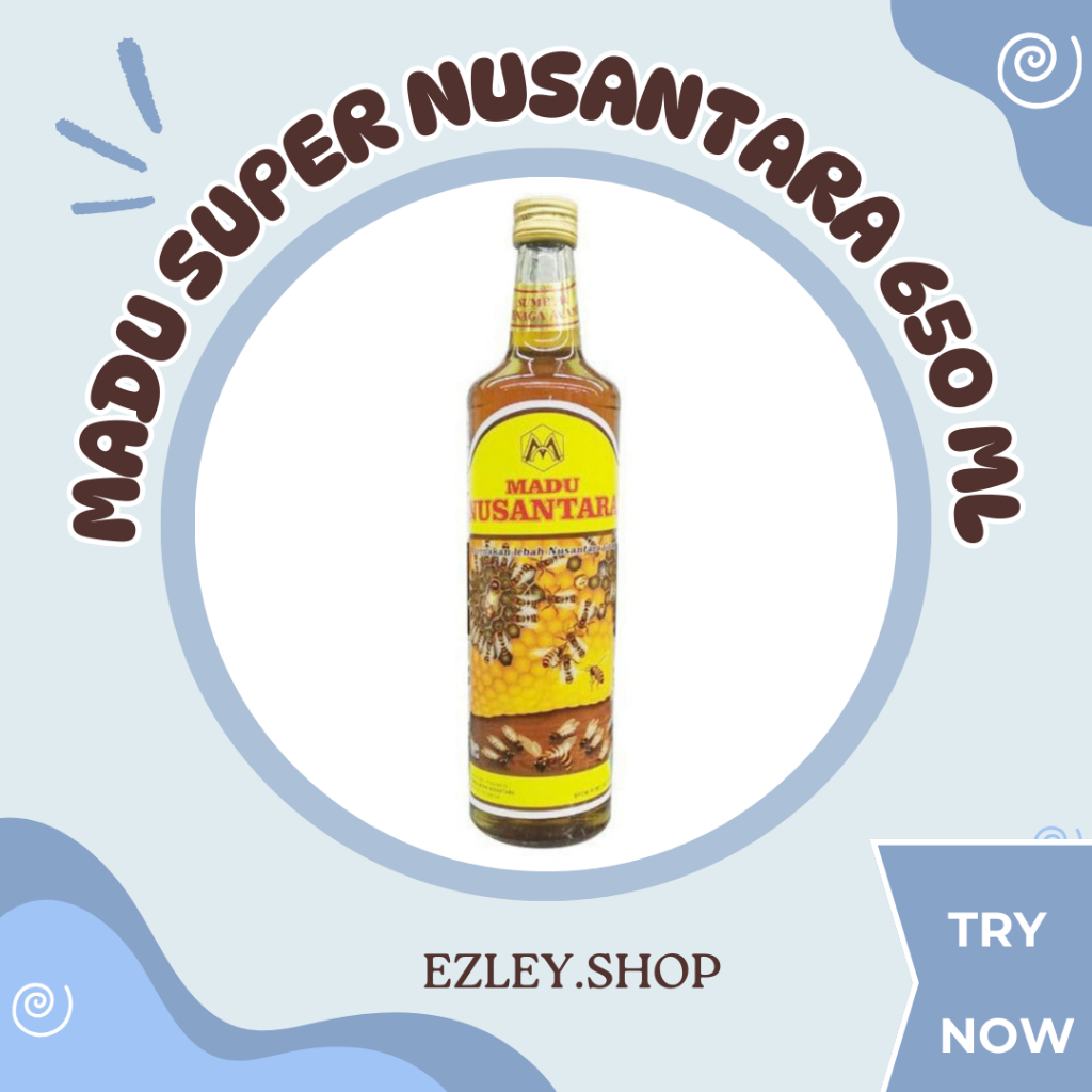 

Madu Nusantara Super 650 ml Original 100% / Madu Asli Nusantara / Madu Sehat / Madu Berkualitas