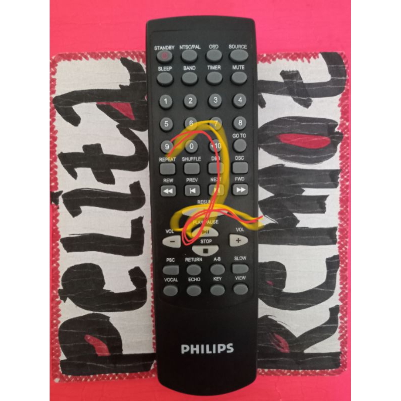 REMOT TAPE COMPO PHILIPS ORIGINAL TERLENGKAP