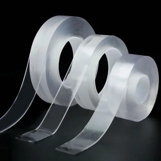 Double Tape - Double Magic Tape Bening Ketebalan 2 MM Panjang 2 M