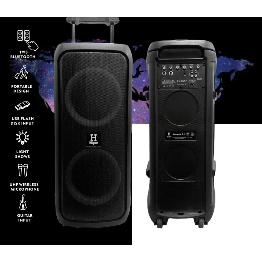 Huper Genesis 8.1 Speaker Portable