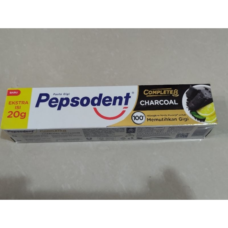 Pepsodent action 123 Charcoal whitening 160gr