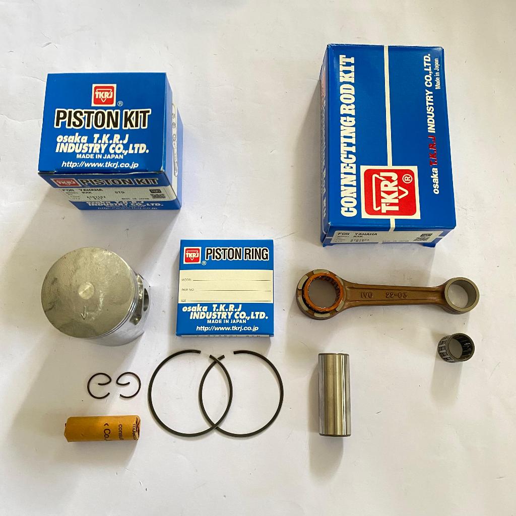Paket Piston dan stang piston tkrj rx king original japan
