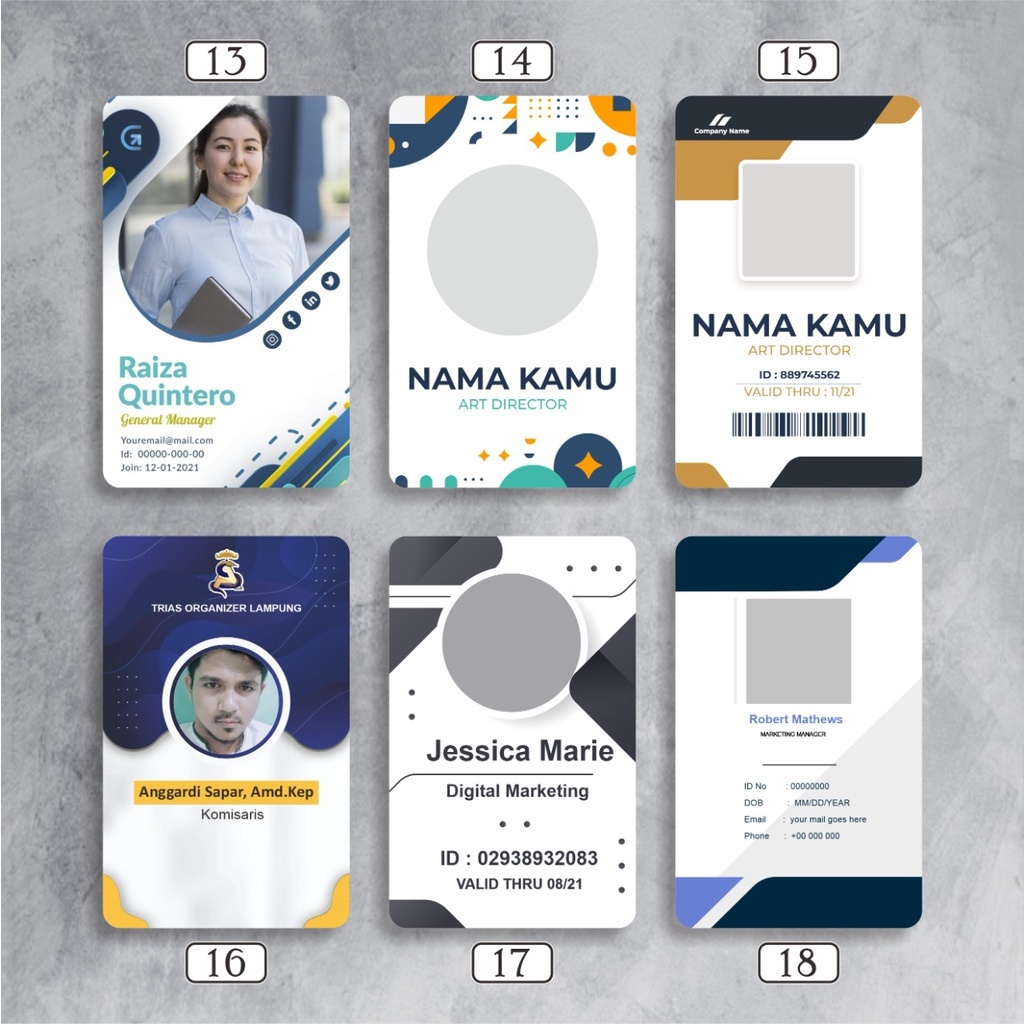 

CETAK ID CARD PREMIUM / MEMBER CARD / KARTU PARKIR / BAHAN PVC TEBAL 0,9 mm Standar