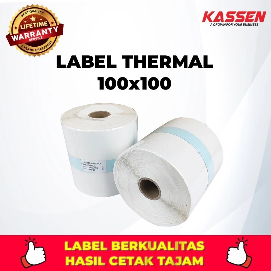 

Label Thermal Kassen 100 X 100 (Isi 500 Pcs)