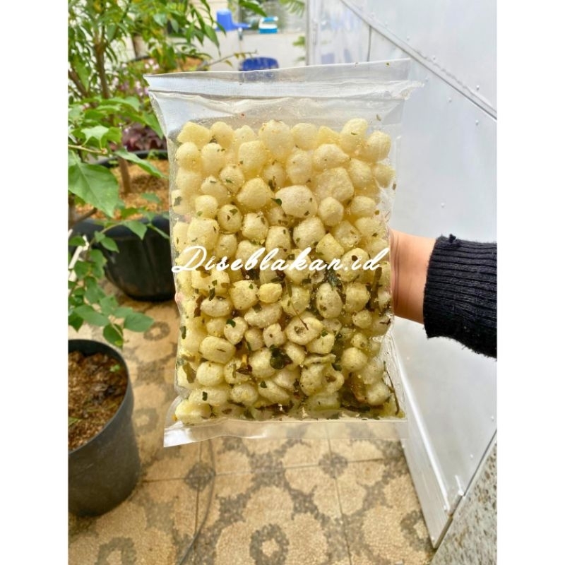 

Cimol kering original daun jeruk kemasan 200gram