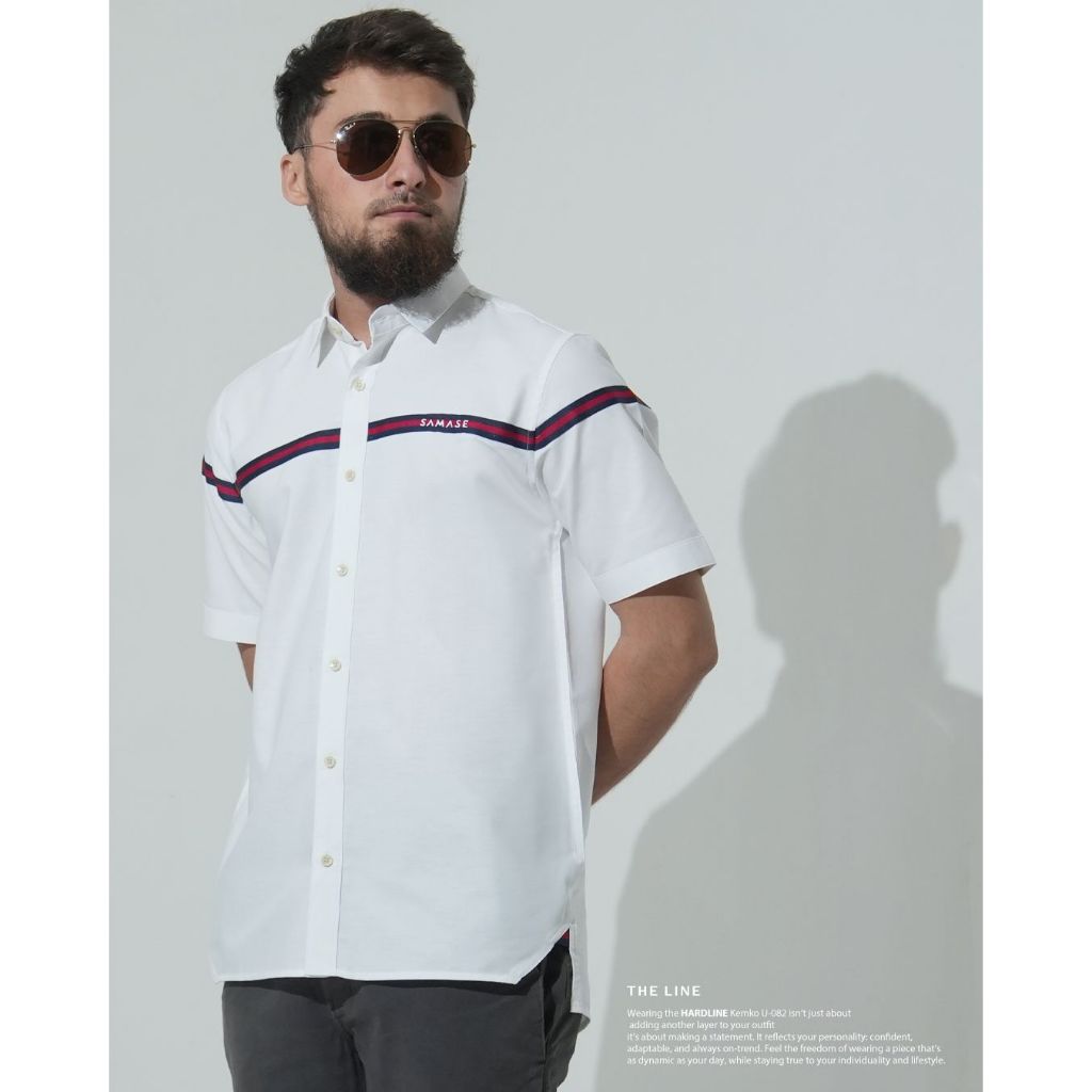 SAMASE Kemko Reguler Hardline U082 - A086 Kemko Causal Kemeja Koko Pakaian Muslim Dewasa Lengan Pend