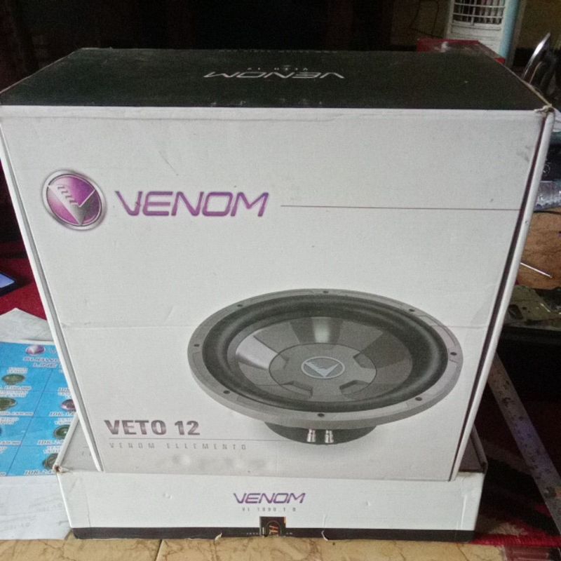 SUBWOOFER 12 INCH VENOM VETO 12 ELEMENTO
