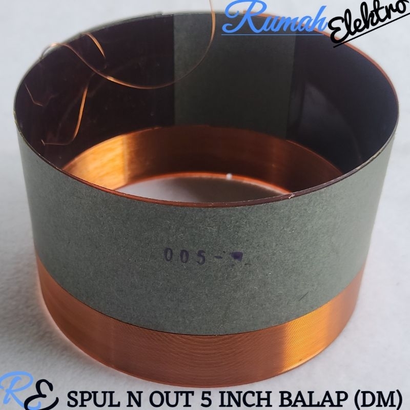 SPUL SPEAKER 5 INCH IN OUT BALAP KAWAT TEMBAGA HELENIC GERMANY (DM)