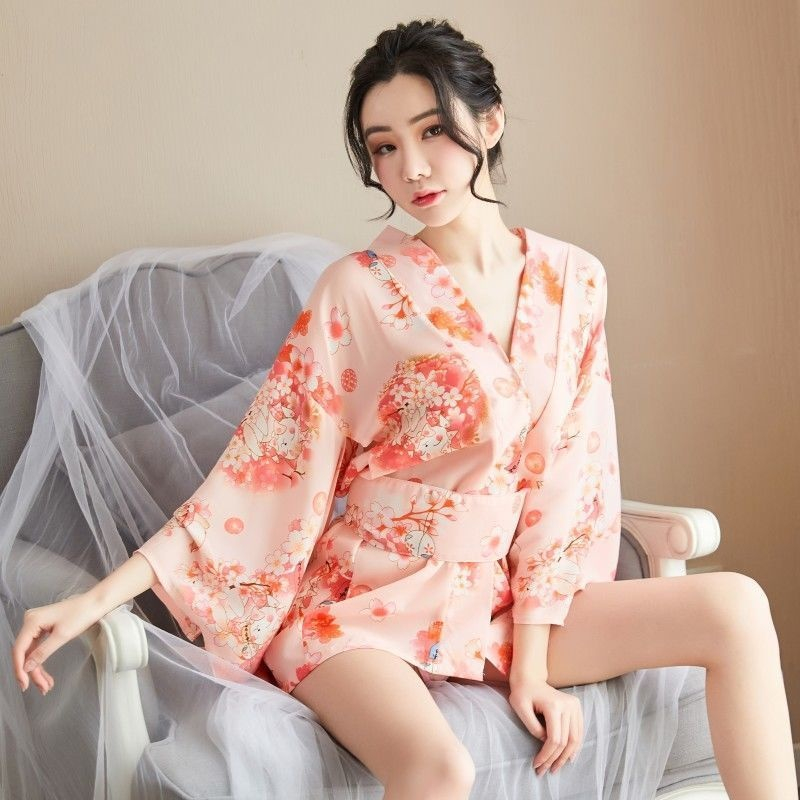 Sexy Lingerie Japan Kimono Baju Tidur Wanita Seksi Kimono Wanita