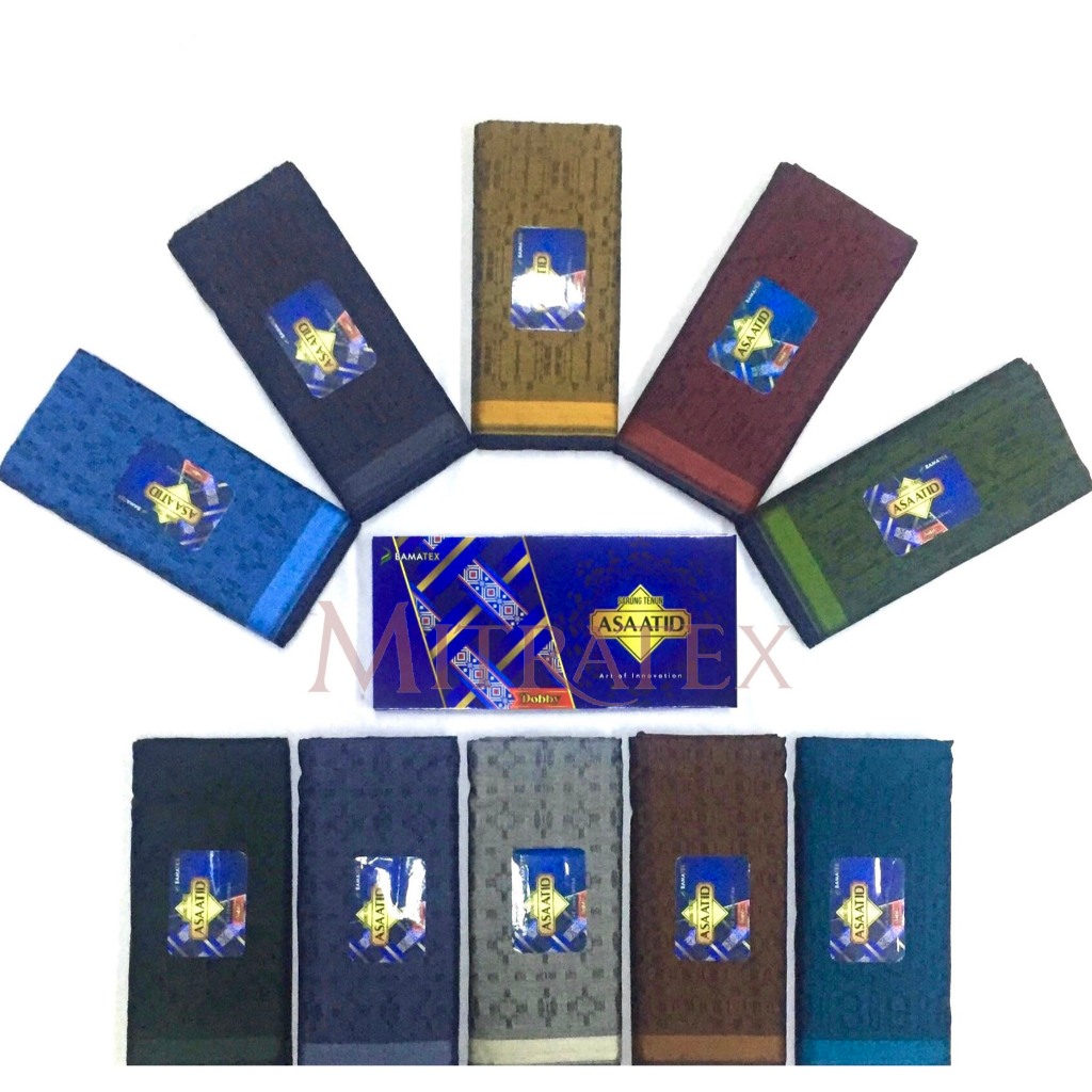 Grosir 10pc - Sarung Tenun Asaatid Dobby