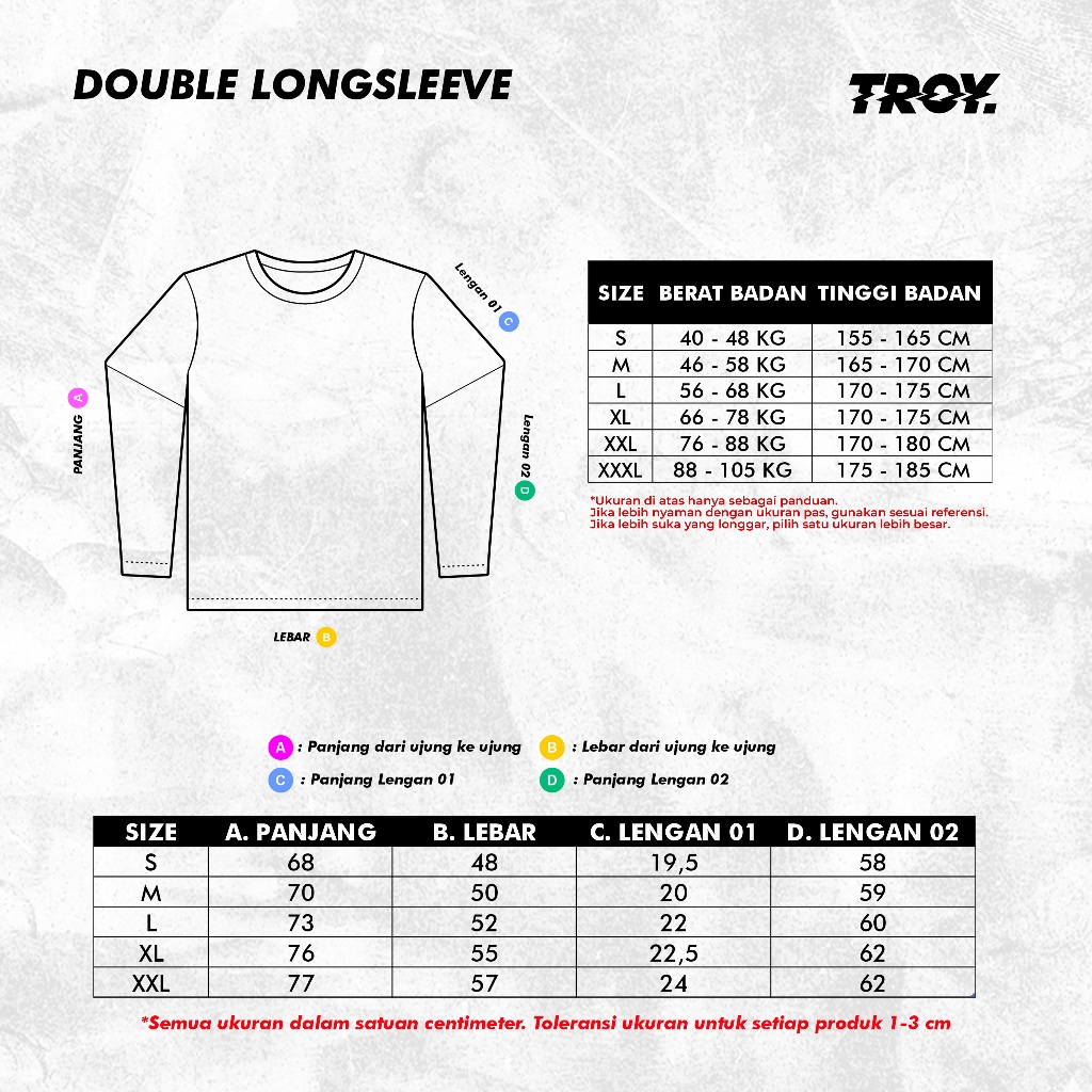 Troy Company Double Layer Long Sleeve Mineral Green Youth Culture DS 2982