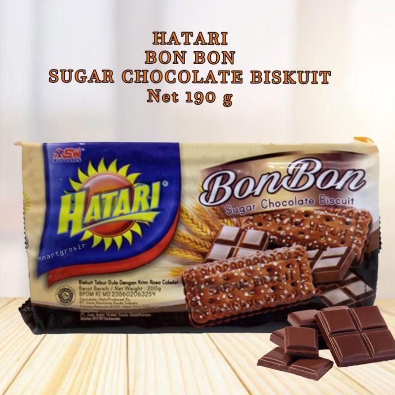 

Hatari Bonbon Sugar Chocolate Biscuit 190 gram