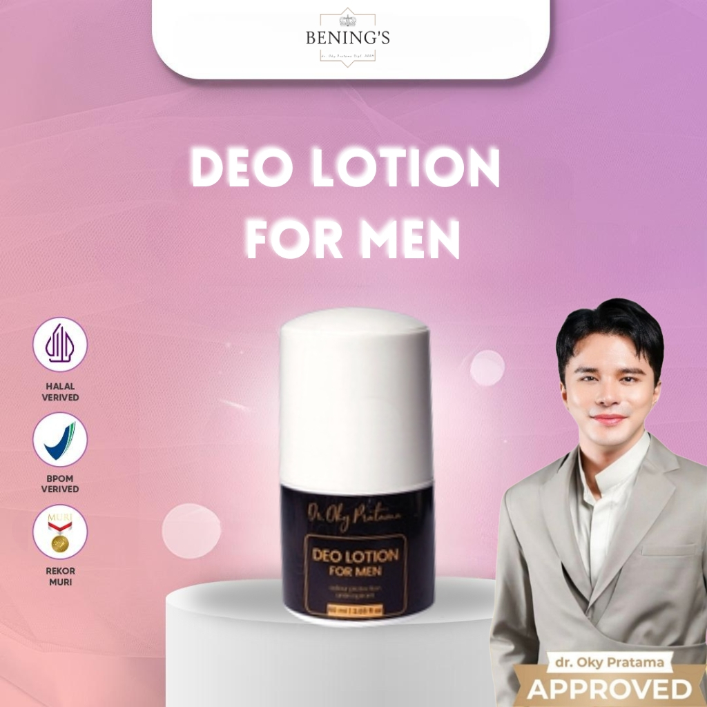 Bening Skincare Deo Lotion For Man perawatan tubuh by Benings Clinic dr oky pratama