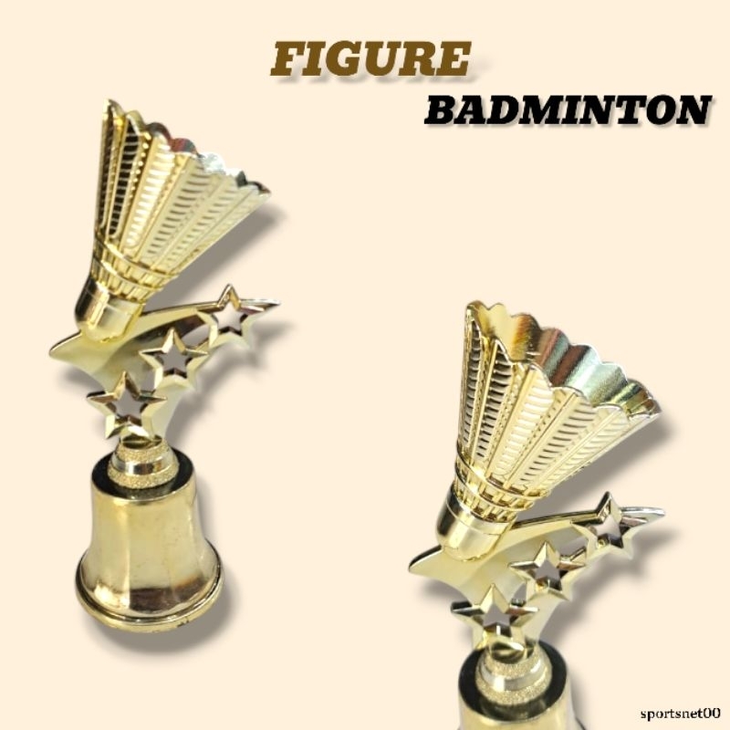 Figur Trophy / Figure Trophy / Tropi / Kepala Badminton