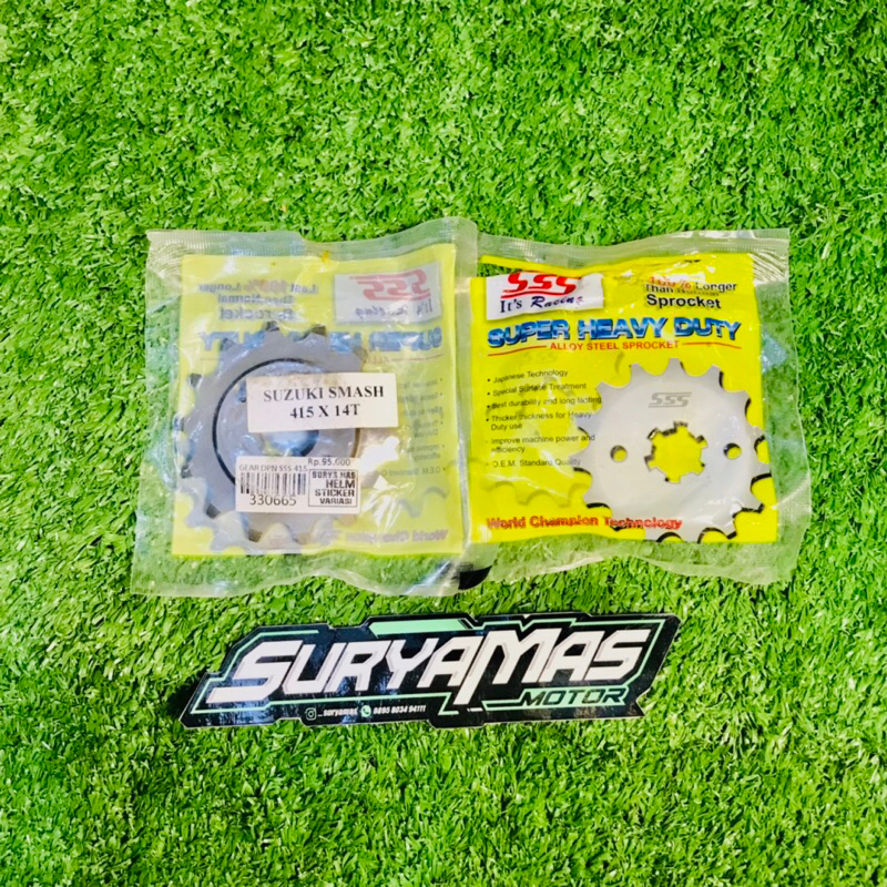 GEAR DEPAN SSS 415x14T SMASH GRAND SUPRA SHOGUN 125 KARISMA SUPRA125
