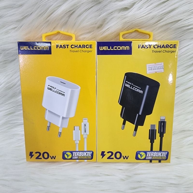 Charger Ces Wellcomm Iphone Lightning 20watt Cepat ip