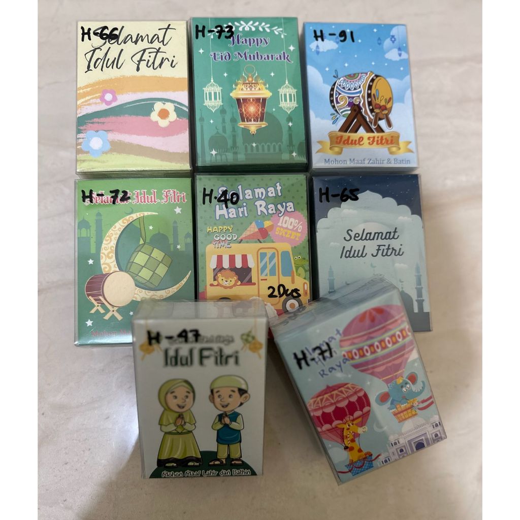 

Amplop Hari Raya Idul Fitri Tahun 2025 / Amplop Lebaran Terbaru Ukuran 6.5 X 9.5cm Isi 50 Lembar