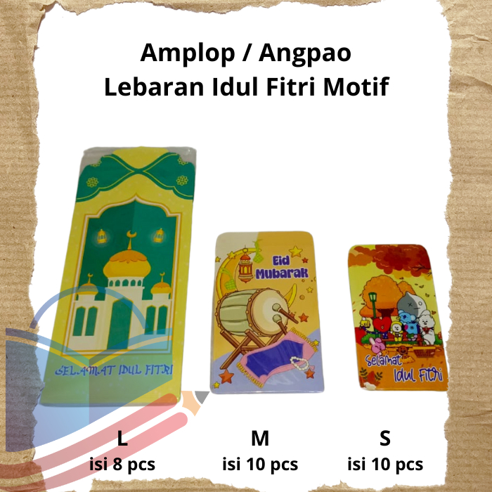 

Amplop lebaran Idul Fitri / Angpao lebaran Karaktere