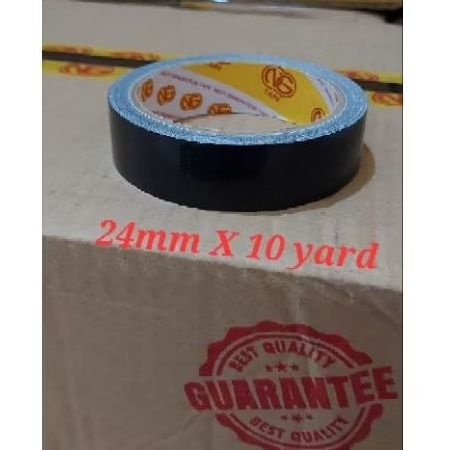 

LAKBAN KAIN / CLOTH TAPE 1 INCI / 24mmX10y HITAM Kualitas DAIMARU