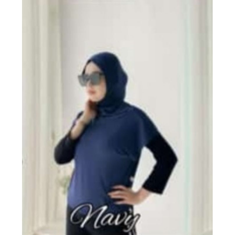 NEW Hijab Sport by Ribyka Collection Navy