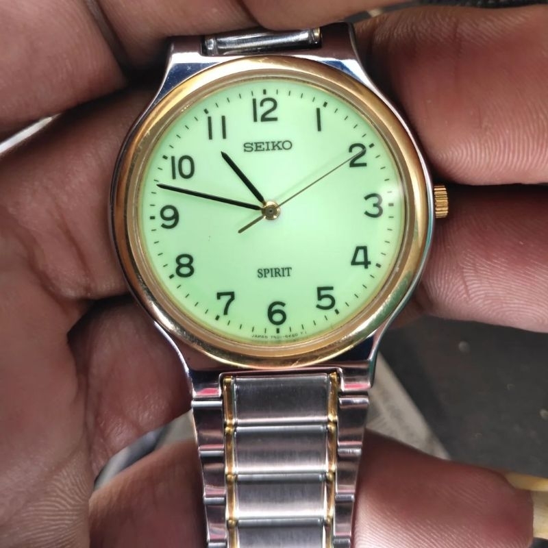 seiko 7N01 dial full lume terang