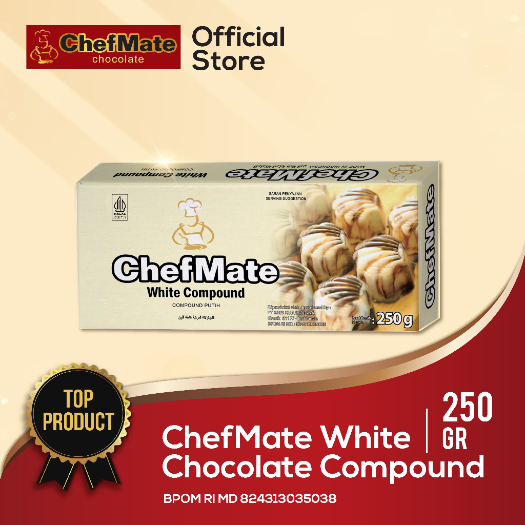 

CHEFMATE BLOK WHITE 250 GR READY STOCK