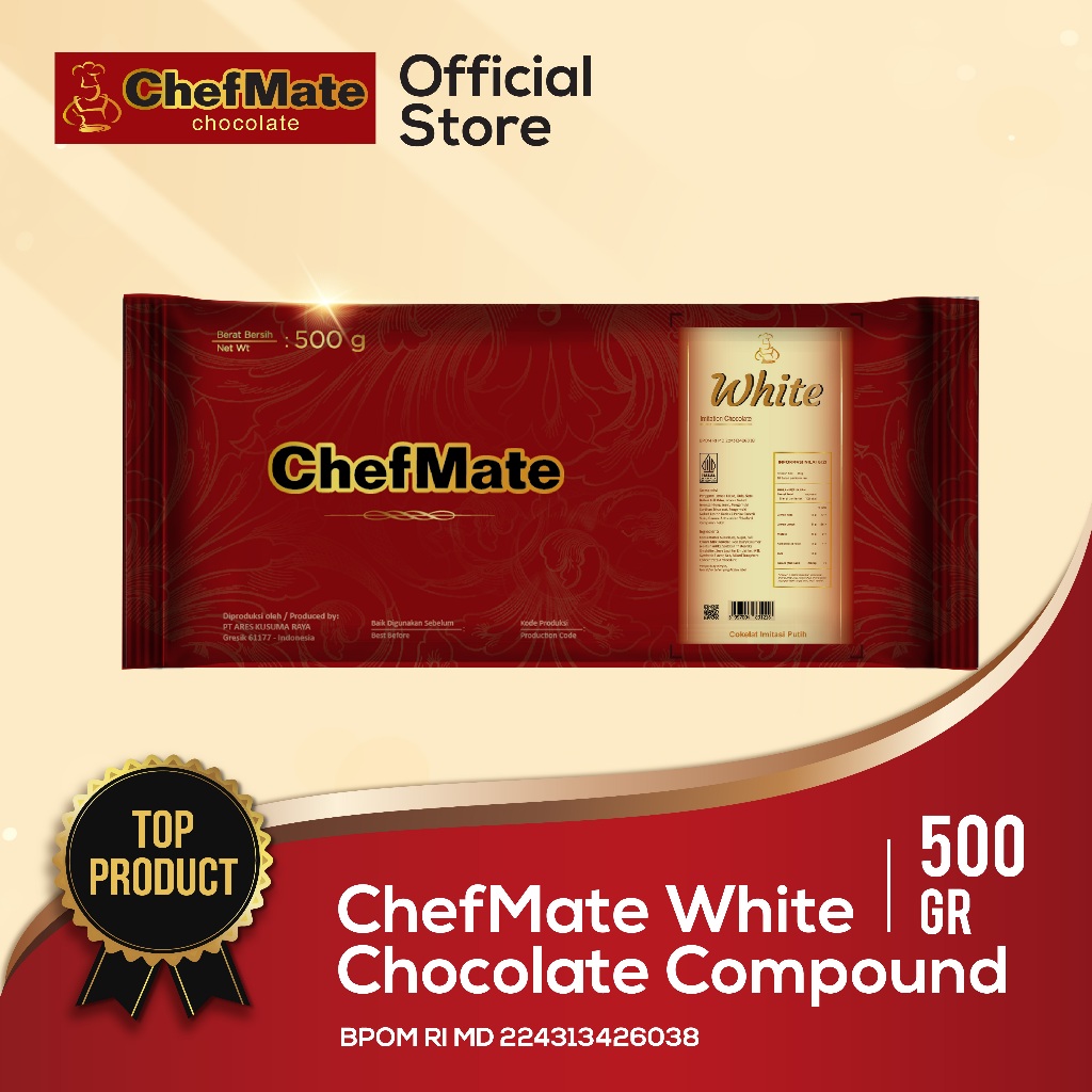 

CHEFMATE BLOK WHITE 500 GR READY STOCK