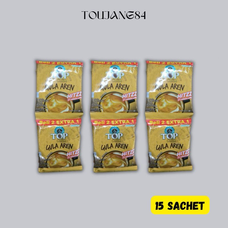 

TOP Coffee Instan Gula Aren 15 Sachet @22g